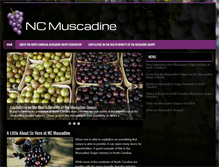 Tablet Screenshot of ncmuscadine.org